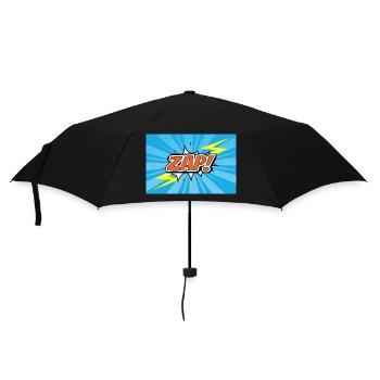 ZAP! Comic Style Graffiti Lettering - Umbrella (small) - black - Front