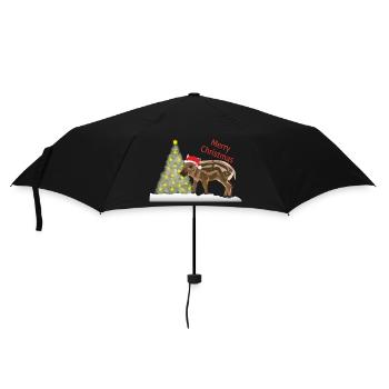 Merry Christmas, Freddy Frischling - Umbrella (small) - black - Front