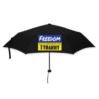 La liberté doit être mieux armée que la tyrannie - Parapluie standard - noir - Devant