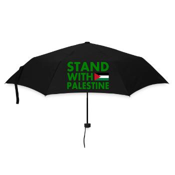 Stand with palestine - Umbrella (small) - black - Front