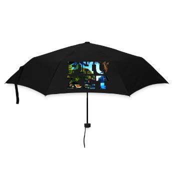 Phuket - Regenschirm (klein) - Schwarz - Vorne