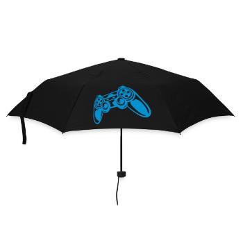 Joystick Gamer Console Retro - Umbrella (small) - black - Front