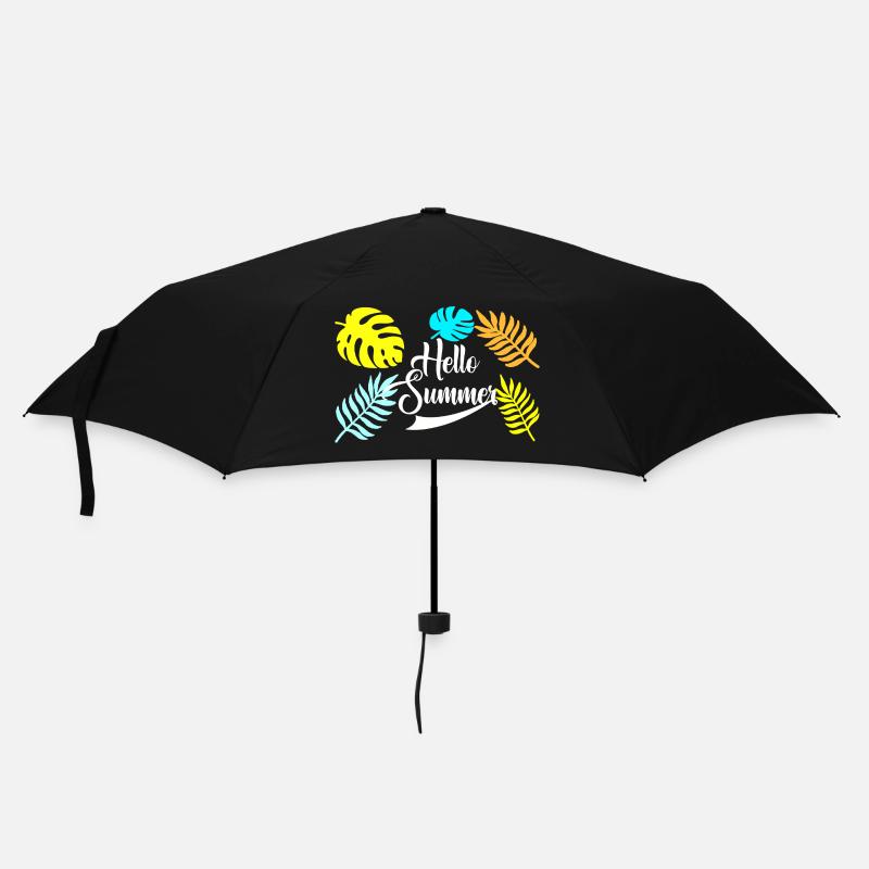 Hello Summer - Umbrella (small) - black