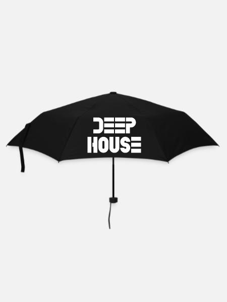 Deep house - Umbrella (small) - black