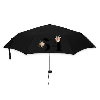 54th Anniversary flowers (Gift of 54 years) - Umbrella (small) - black - Front