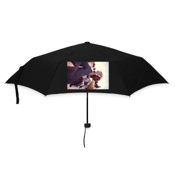 Retro Egypt Man - Regenschirm (klein) - Schwarz - Vorne