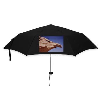 Desert - Regenschirm (klein) - Schwarz - Vorne