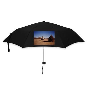 Egypt - Regenschirm (klein) - Schwarz - Vorne