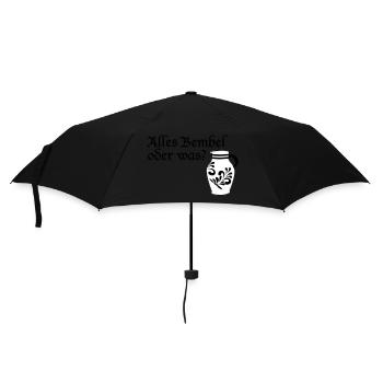 Alles Bembel oder was? #FrankfurtLiebe #FFM #069 - Regenschirm (klein) - Schwarz - Vorne