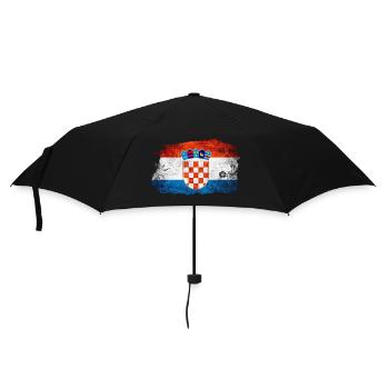 Croatia Croatian Hrvatska Croatia Croats vatreni - Umbrella (small) - black - Front