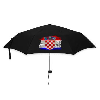 Croatia Croatian Hrvatska Croatia Croats vatreni - Umbrella (small) - black - Front