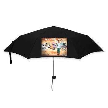 Je ne suis pas né pour suivre ! - Parapluie standard - noir - Devant