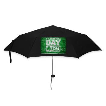 St. Patrick's Day On! Graffiti - Umbrella (small) - black - Front