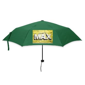 Auf maximale Motivation reduzieren Zitat Graffiti - Regenschirm (klein) - Flaschengrün - Vorne