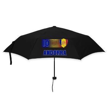 Andorra Fußball Mannschaft - Regenschirm (klein) - Schwarz - Vorne