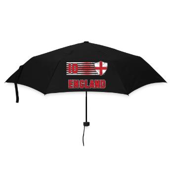 England Fußball Mannschaft - Regenschirm (klein) - Schwarz - Vorne