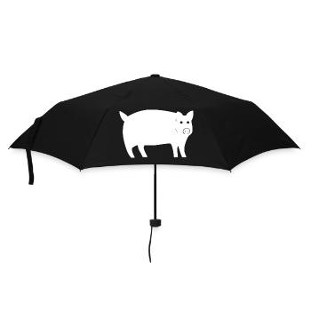 porc doux porc porc animaux animaux 04 - Parapluie standard - noir - Devant