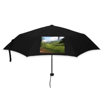 Vietnam in der Regensaison - Regenschirm (klein) - Schwarz - Vorne