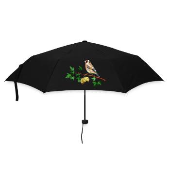 Oiseau coloré - Parapluie standard - noir - Devant