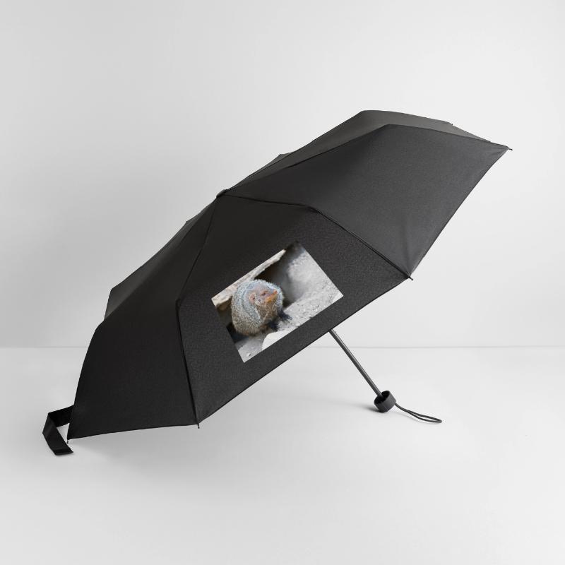 Gebänderte Manguste oder Zebramanguste Regenschirm (klein)