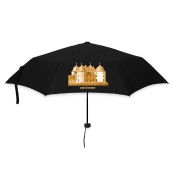 Château de Gemünden Hunsrück Bavière Main - Parapluie standard - noir - Devant