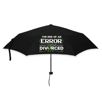 Breakup Divorced Single - Umbrella (small) - black - Front