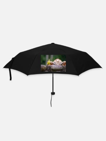 l'oiseau et le veau - Parapluie standard - noir