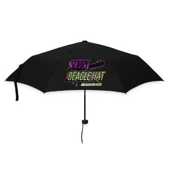 Idée cadeau d’anniversaire caniche animal drôle de dicton - Parapluie standard - noir - Devant