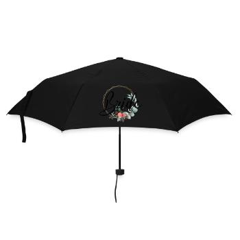 Bride Schriftzug mit schöner Umrandung - Regenschirm (klein) - Schwarz - Vorne