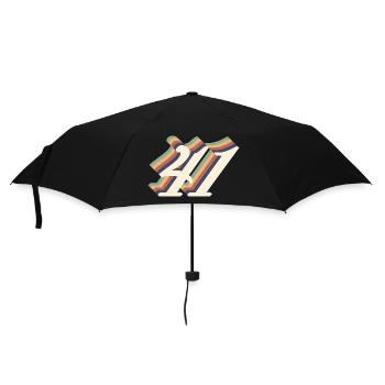 41ème anniversaire vintage - Parapluie standard - noir - Devant