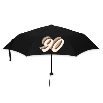 90th anniversary vintage - Umbrella (small) - black - Front