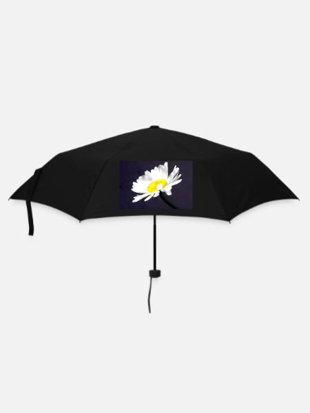 Margarite - Regenschirm (klein) - Schwarz