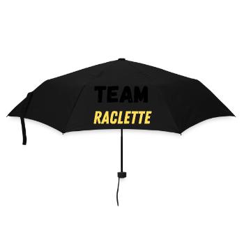 team raclette - Parapluie standard - noir - Devant