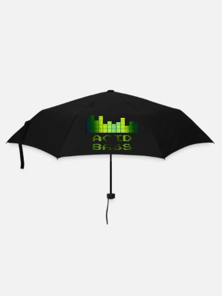 Acid Bass | Musik - Regenschirm (klein) - Schwarz