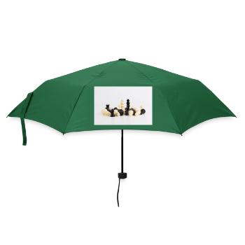 Pièces d’échecs - Parapluie standard - vert bouteille - Devant