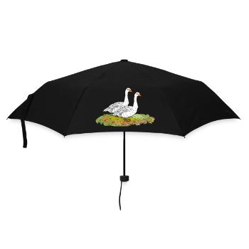 Geese - Umbrella (small) - black - Front