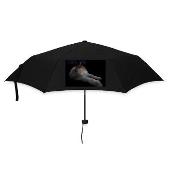 le chat blanc aux yeux verts - Parapluie standard - noir - Devant