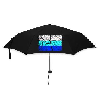 Germany Flag INVERTED - Umbrella (small) - black - Front