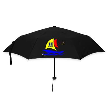 voilier gruissan occitanie - Parapluie standard - noir - Devant