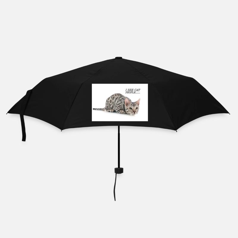 J’espionne avec mon œil de minou - Parapluie standard - noir