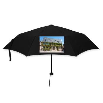 hôtel de ville (Rathaus) Quedlinburg Saxe-Anhalt - Parapluie standard - noir - Devant
