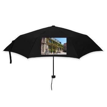 hôtel de ville (Rathaus) Quedlinburg Saxe-Anhalt - Parapluie standard - noir - Devant