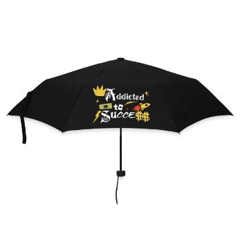 Addict to success - Umbrella (small) - black - Front