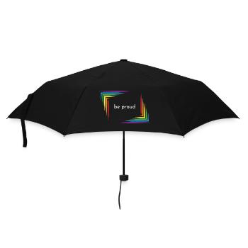 triompher LGBTQIA+ | Montrez un peu d’amour - Parapluie standard - noir - Devant