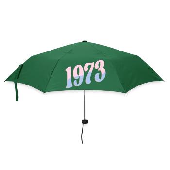 1973 Geburtstagsgeschenke Retro - Regenschirm (klein) - Flaschengrün - Vorne