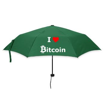 love money - Umbrella (small) - bottlegreen - Front