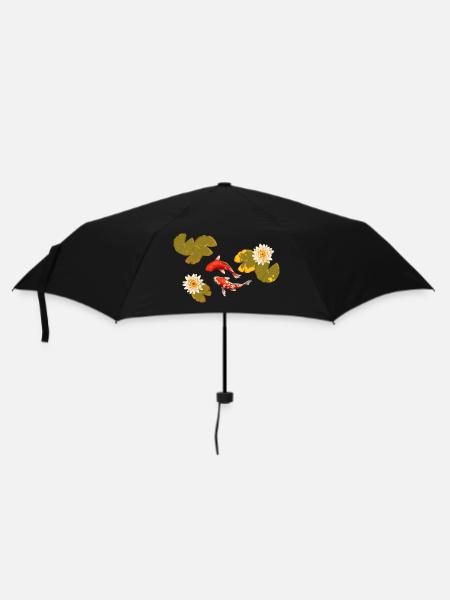 Meerestiere - Regenschirm (klein) - Schwarz