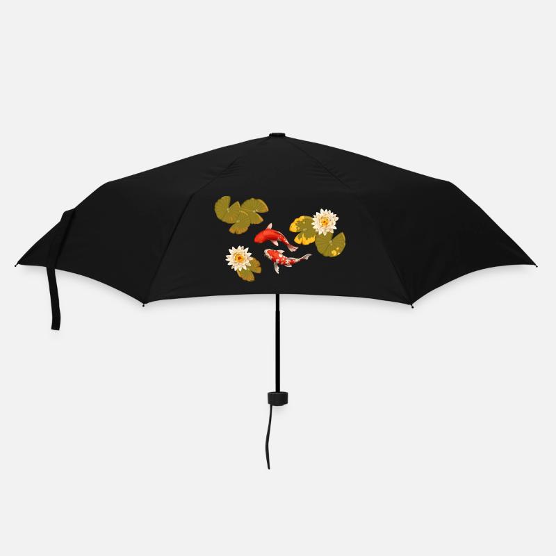 Meerestiere - Regenschirm (klein) - Schwarz