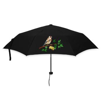 Oiseau - Parapluie standard - noir - Devant