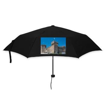 Burg und Festung Kamerlengo (Kaštel Kamerlengo) - Regenschirm (klein) - Schwarz - Vorne